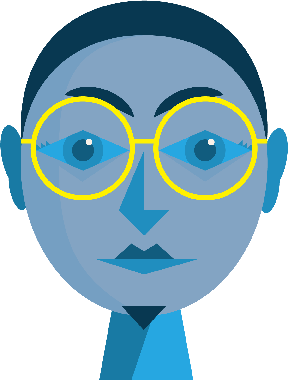 Definer Character - Blue