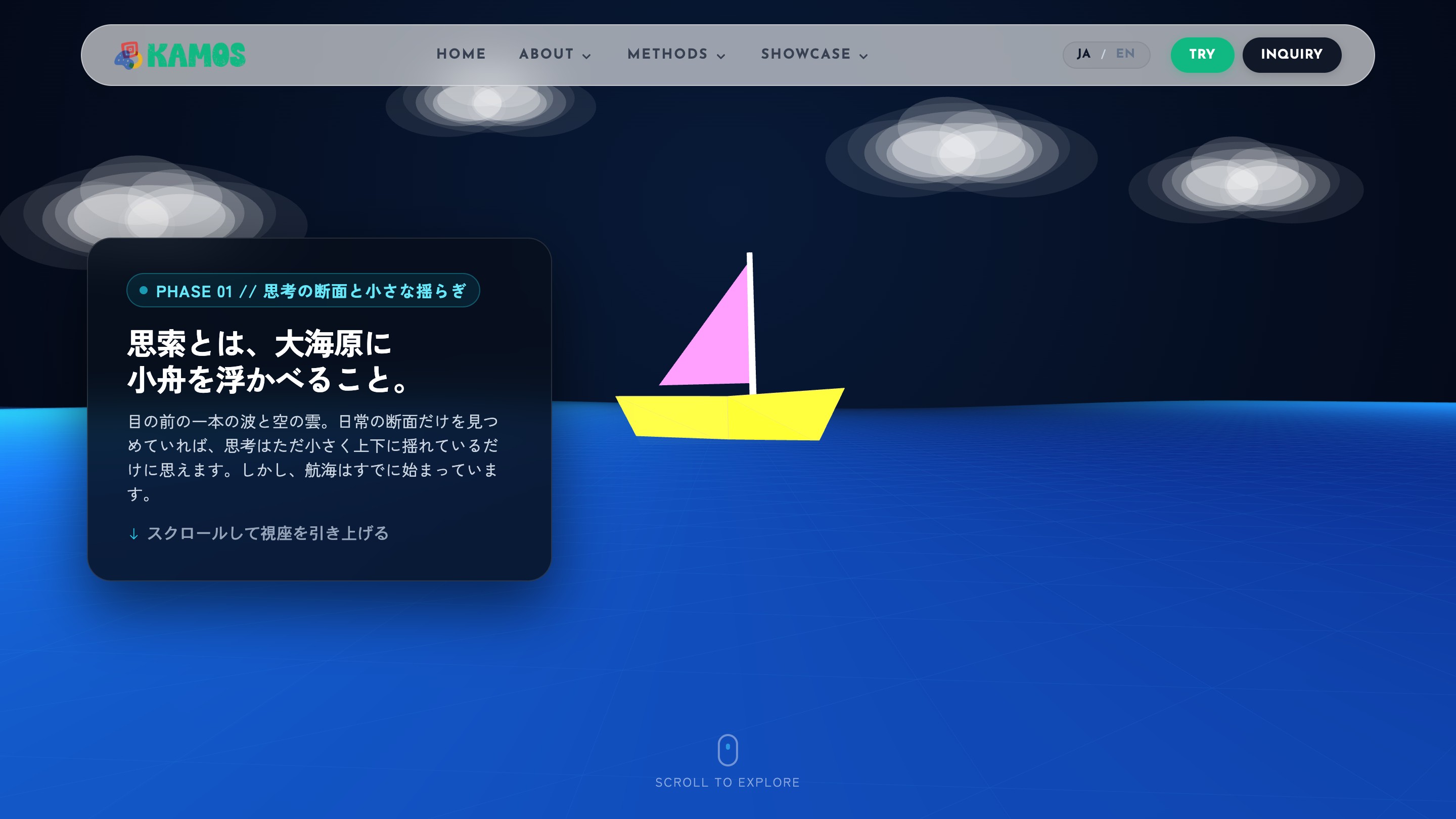 Setting Sail // The Voyage of Thinking