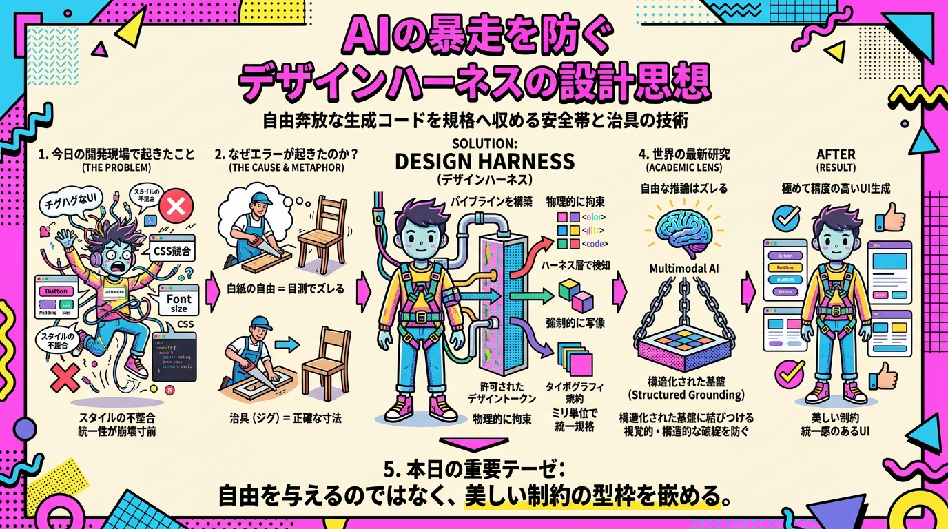 AIの暴走を防ぐデザインハーネスの設計思想